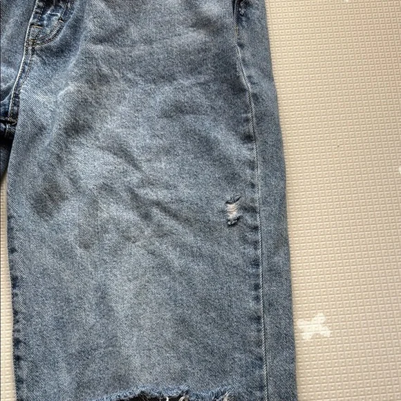 Hidden- Blue Flare Wide Leg Distressed Jeans - Picture 6 of 10